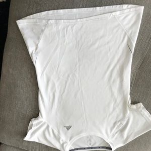Adidas white running shirt